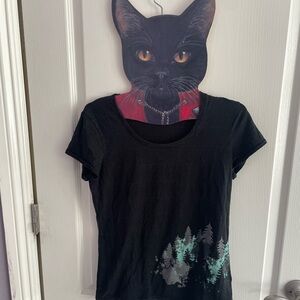 Mystic Forest Black Tee smartwool